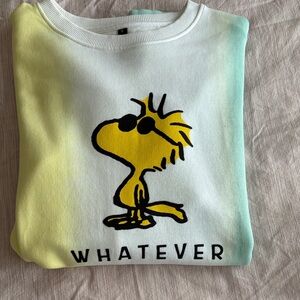 Peanuts White and Yellow Woodstock Hoodie